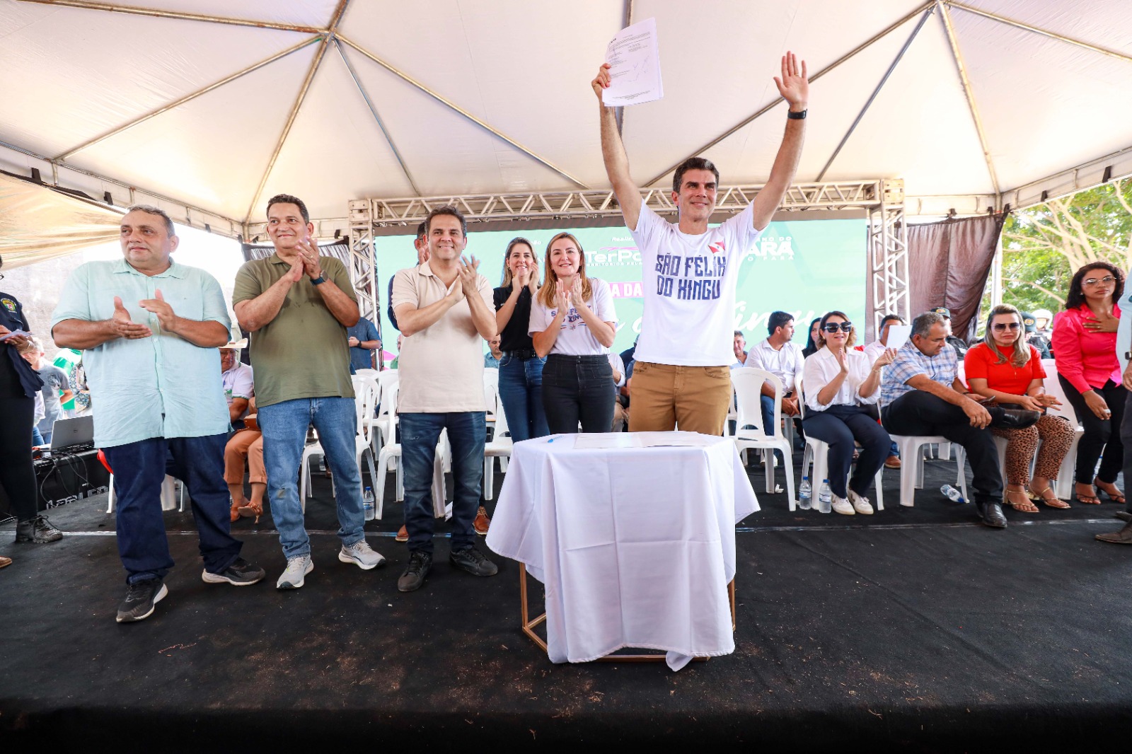 contrato para melhorar o saneamento em São Félix do Xingu