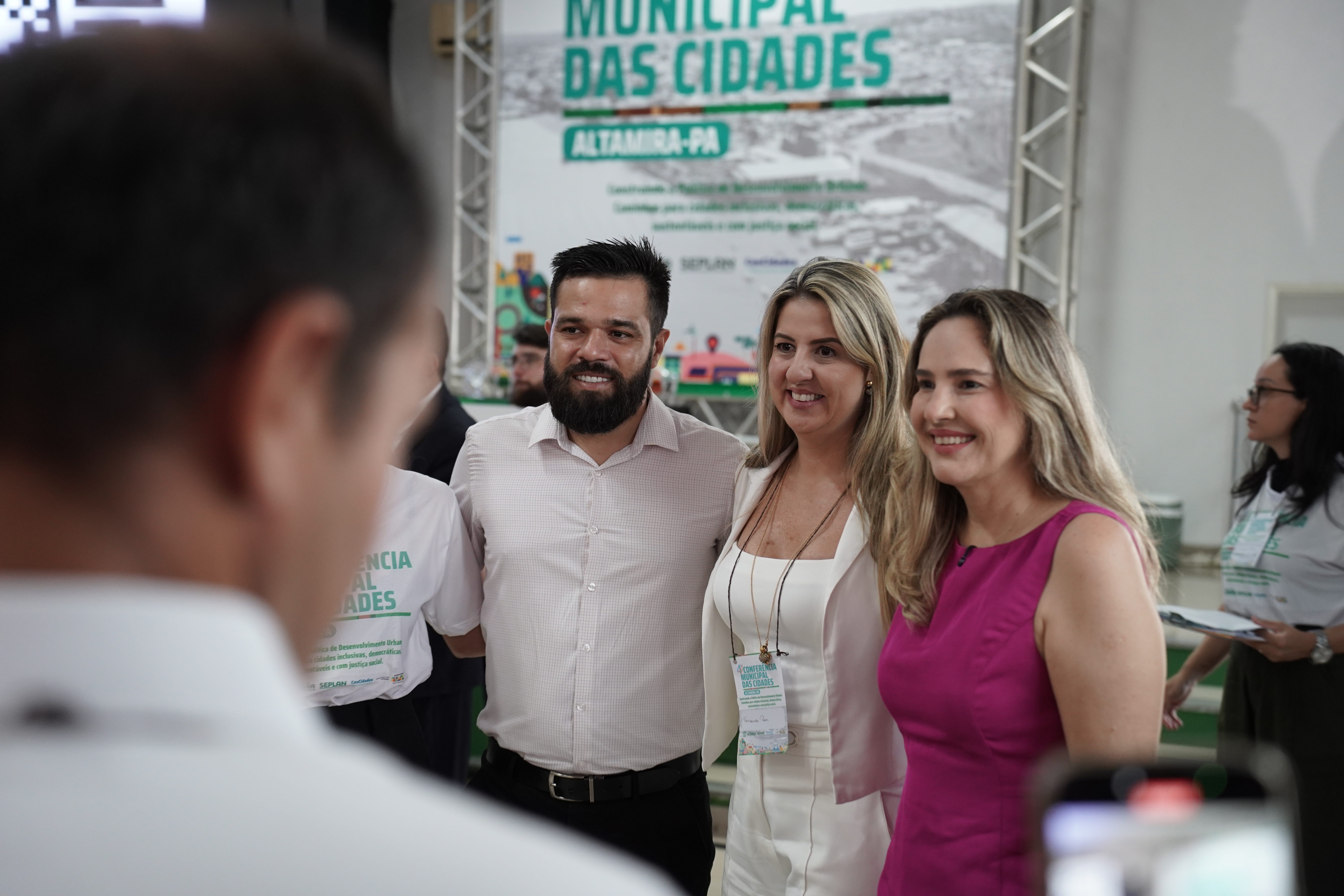 Secretária das Cidades e presidente do ConCidades, Fernanda Paes, na Conferência em Altamira