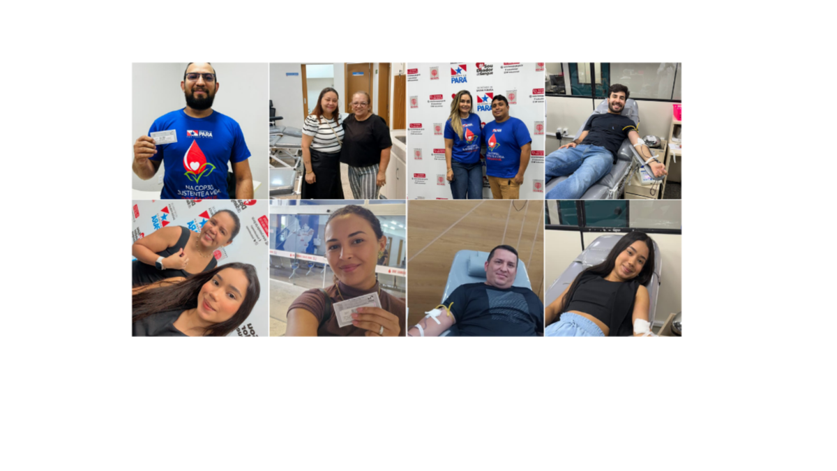 doadores de sangue da Secir