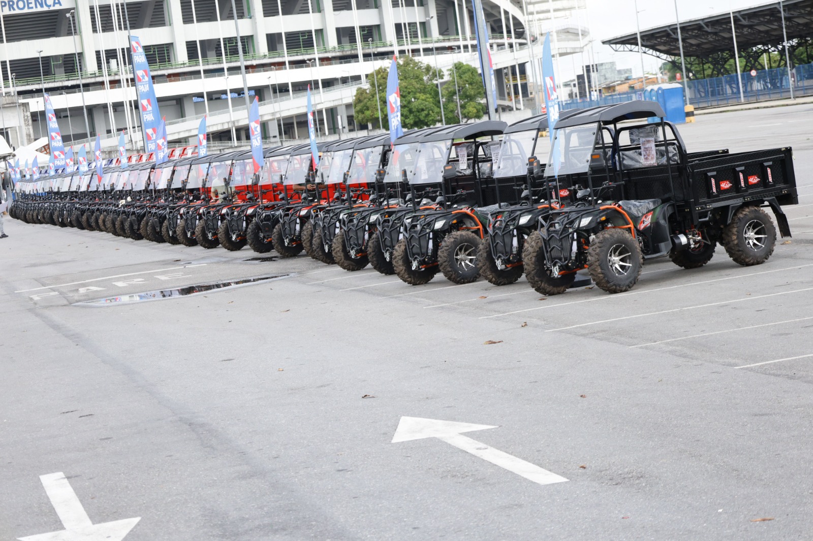 Quadriciclos basculantes entregues pela Secir a 60 municípios do Pará