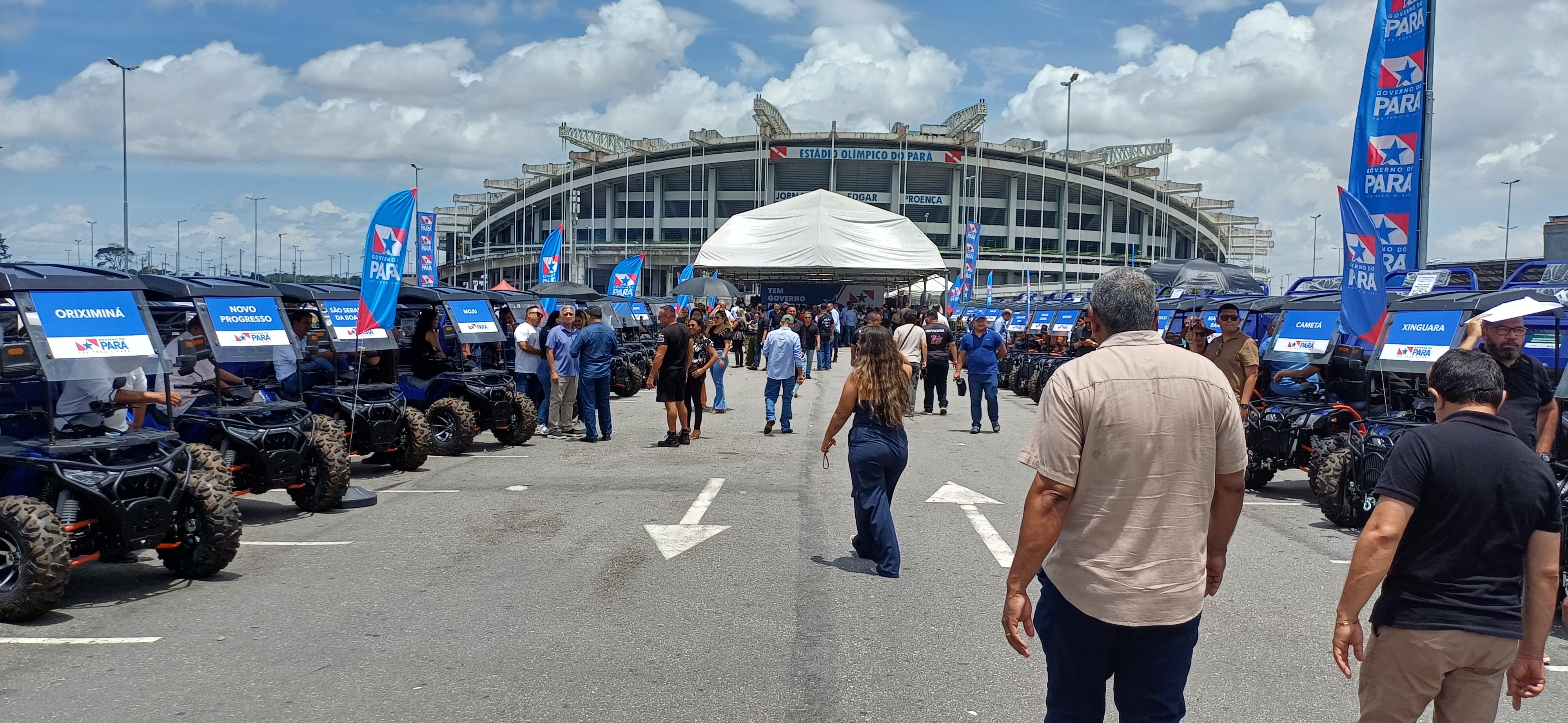Quadriciclos basculantes entregues pela Secir a 60 municípios do Pará