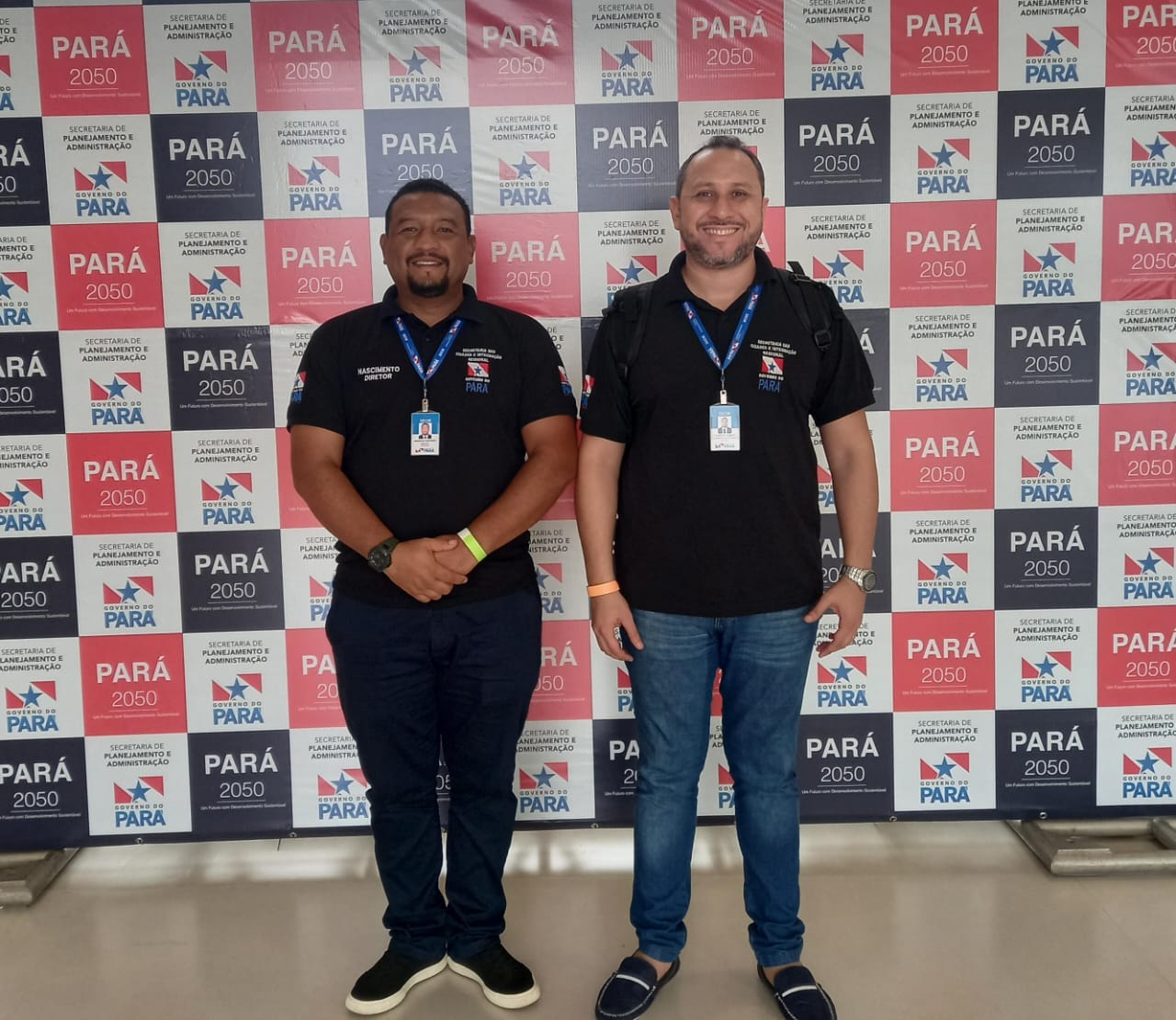 Ricardo e Nascimento na reunião do Pará 2050