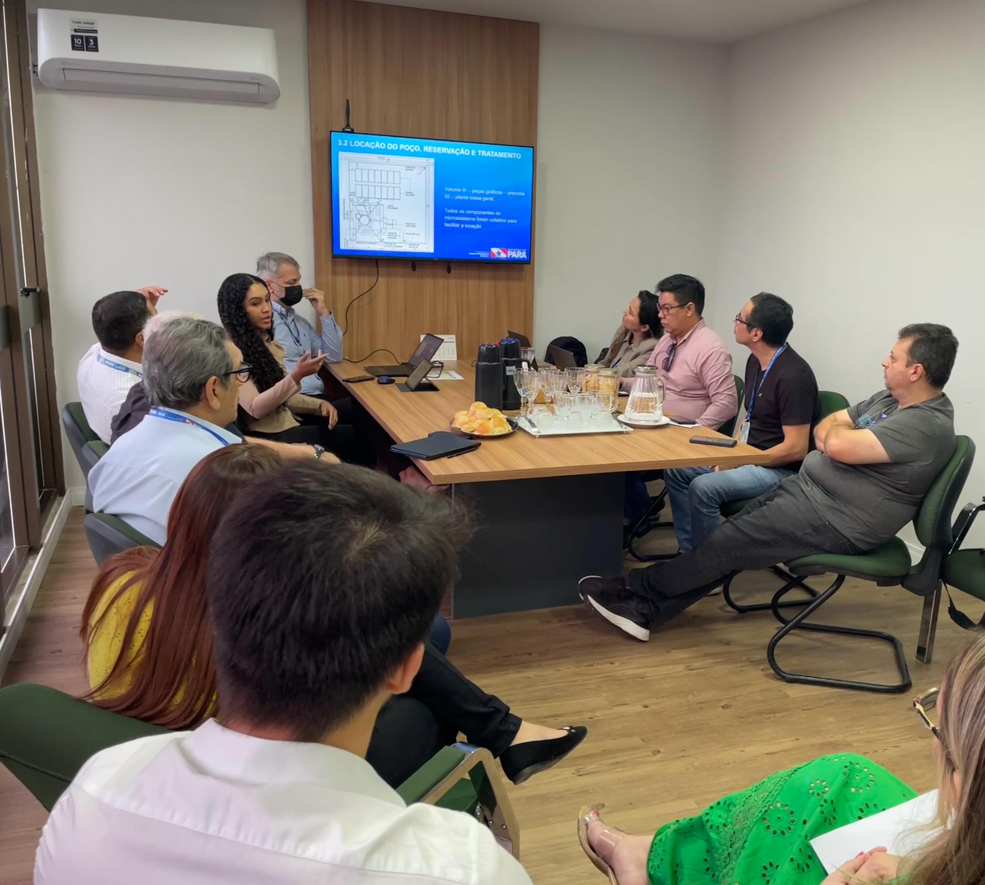 Reunião na sede da secir 