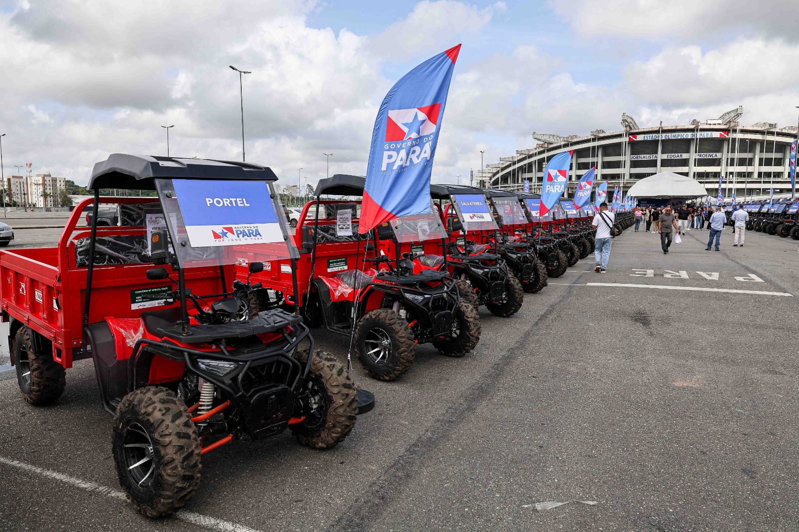 Quadriciclos basculantes entregues pela Secir a 60 municípios do Pará