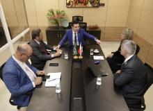 Deputado Federal José Priante, Ministro das Cidades Jáder Filho e Secretária de Estado da Secretaria das Cidades e Integração Regional Fernanda Paes